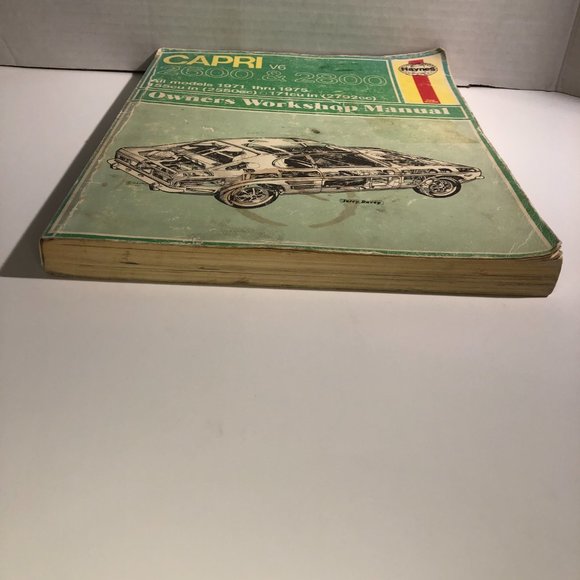 ⭐️ Capri V6 2600 & 2800 Owners Workshop Manual, 1971 thru 1975 - Picture 5 of 16